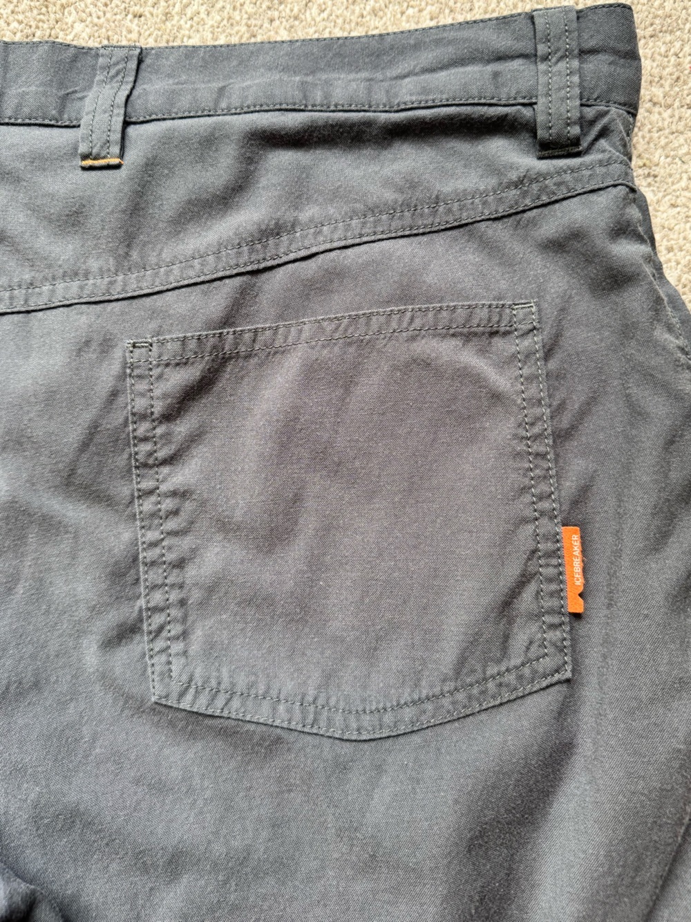 Men’s Icebreaker 9” Escape Wool Cotton Blend Lightweight Outdoor Shorts Size 36 - Picture 5 of 9